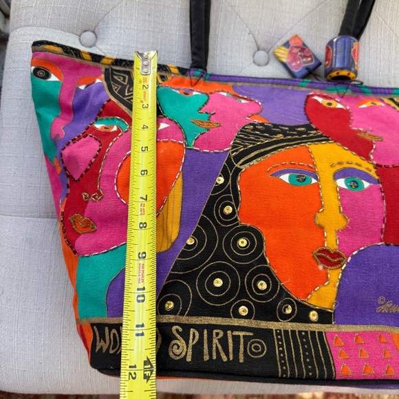 Colorful Laurel Burch WOMAN SPIRIT Tote Bag!NWOT! - Picture 8 of 15